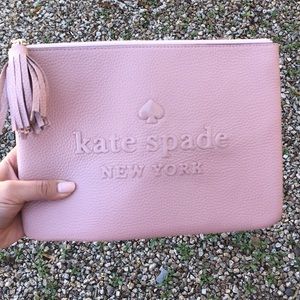 Kate Spade ♠️ Pouch, blush pink